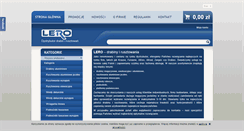 Desktop Screenshot of lero.com.pl