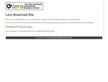 Tablet Screenshot of download.lero.ie